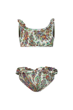 green polyamide swimsuit ETRO KIDS | GUCA39J0401102MC